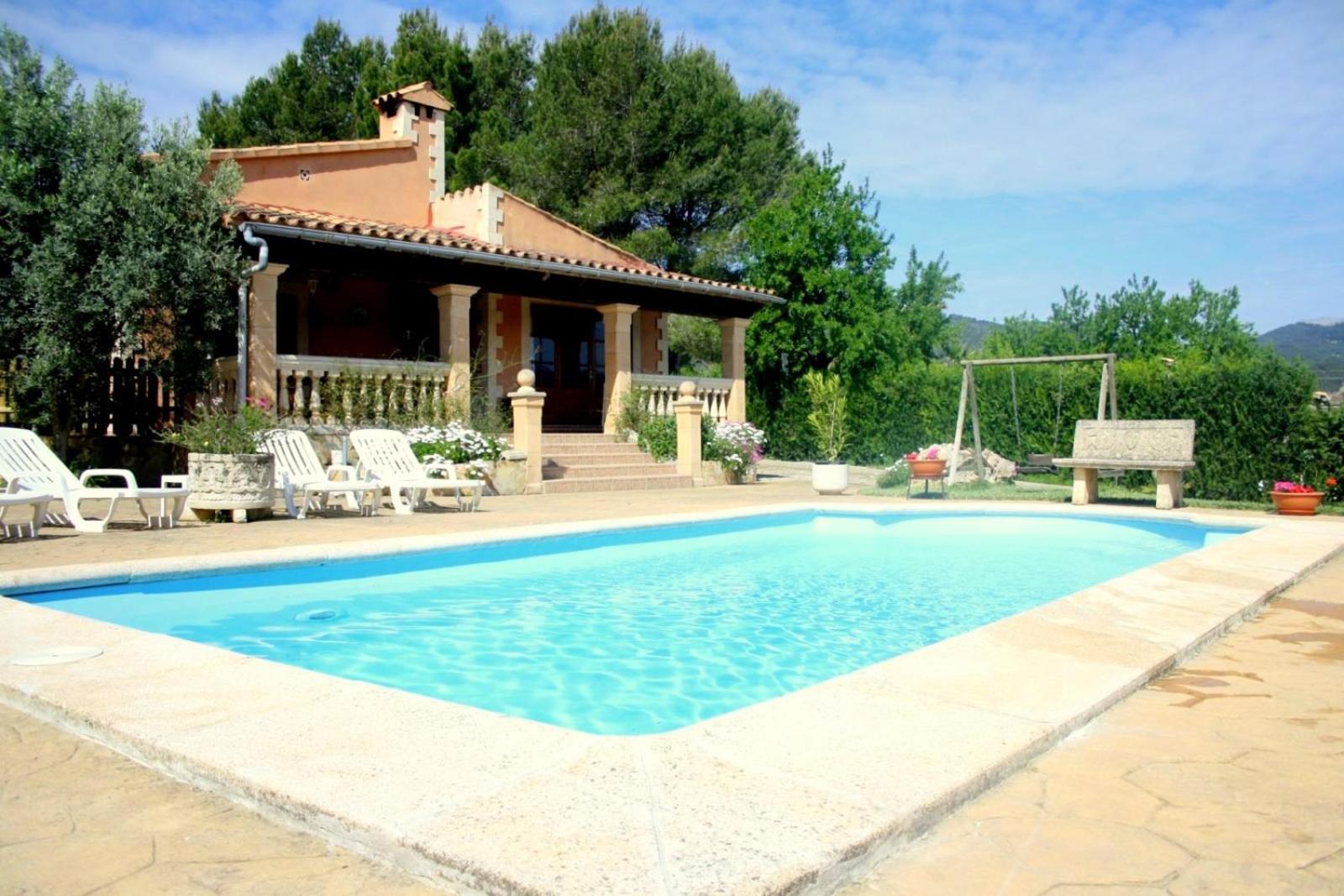 Finca Con Piscina Es Blanquer Inca (Mallorca) Exterior foto