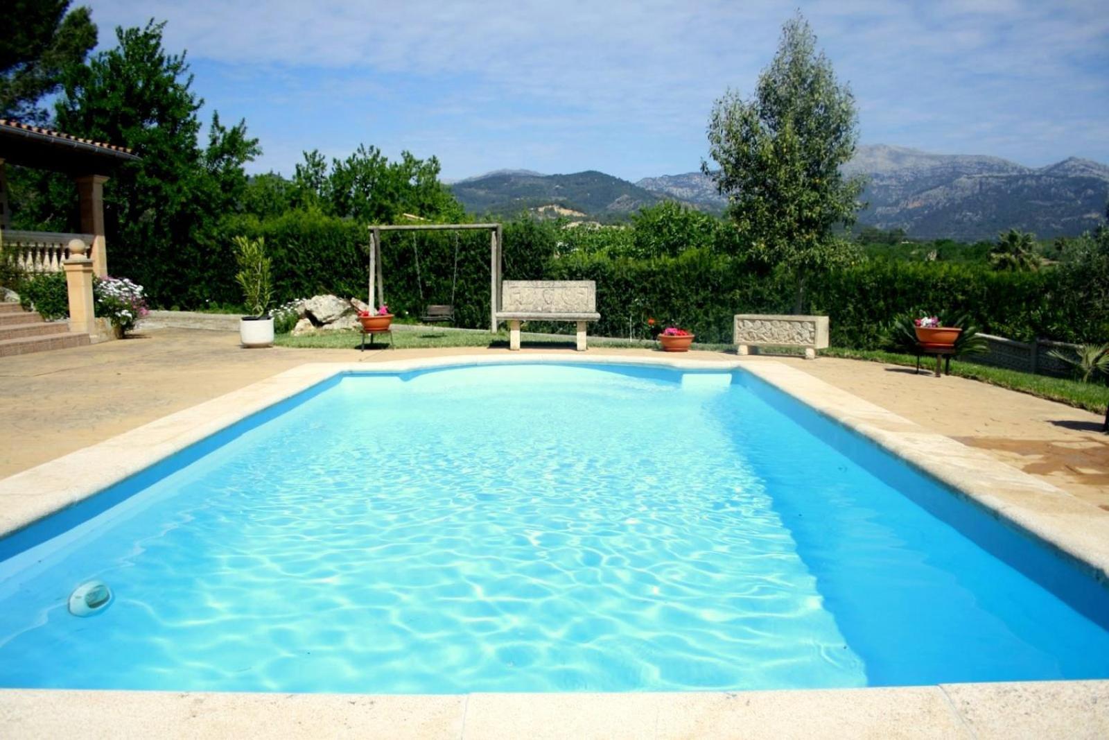 Finca Con Piscina Es Blanquer Inca (Mallorca) Exterior foto